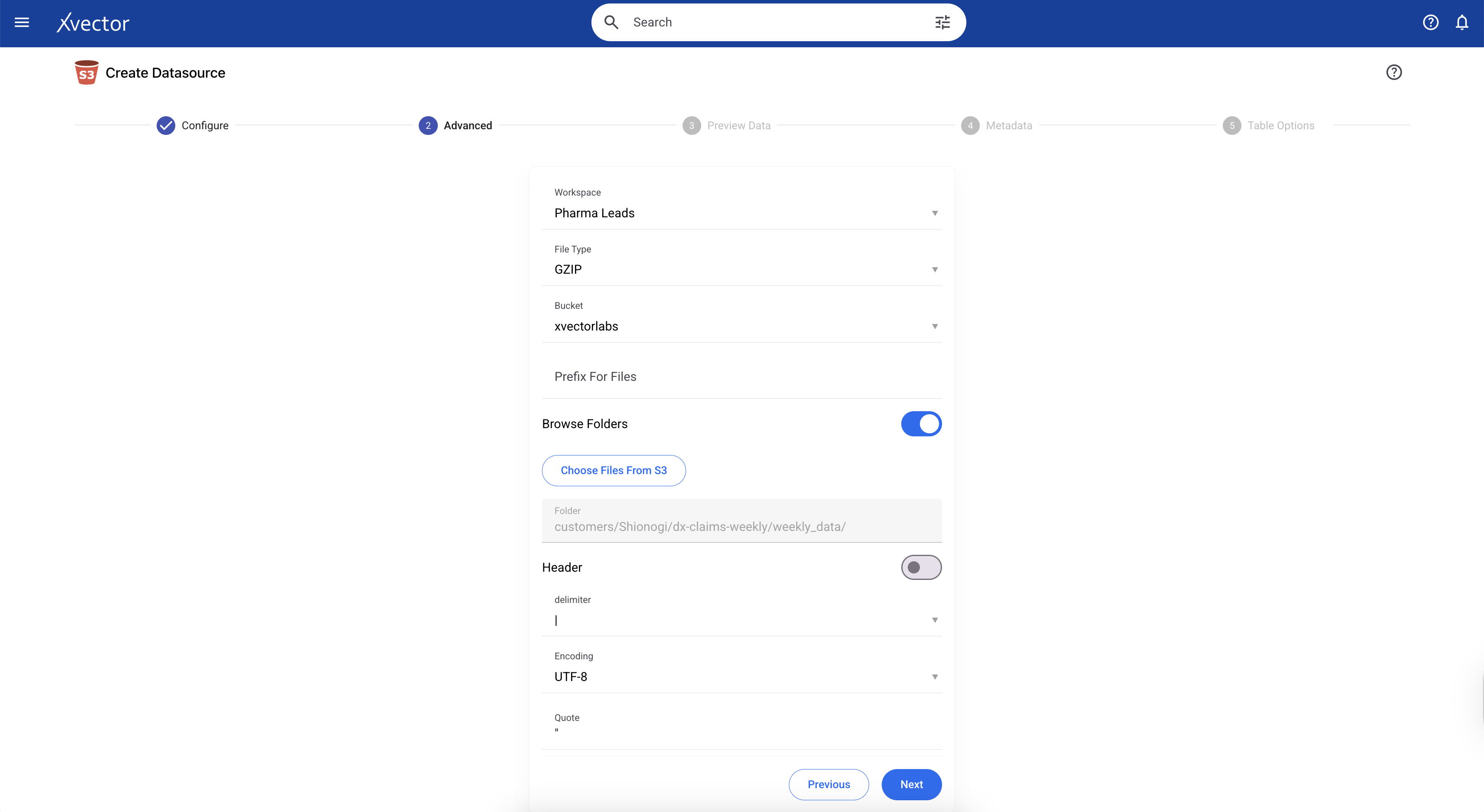 Pharma Advanced Tab for Gzip Connector